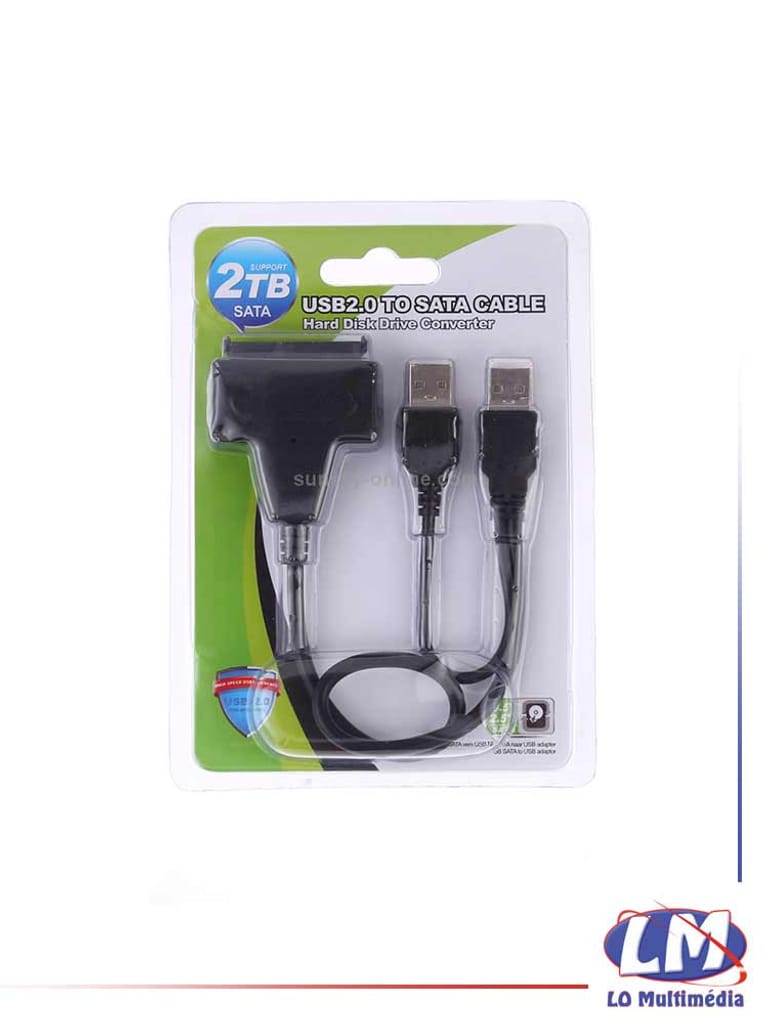 2.0 USB to SATA with USB Cable - Lo-Multimedia