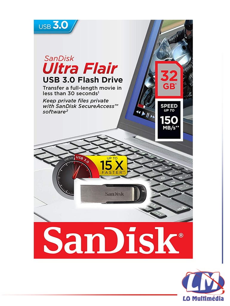 Clé USB SanDisk Ultra Flair 3.0 16Go - Smartphones à Dakar, Electroménager  à Dakar, Informatique à Dakar et jeux-vidéos à Dakar, Iphone à Dakar